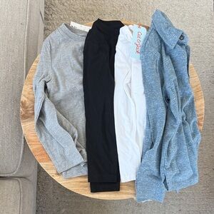 Cat & Jack Long Sleeve Shirt Bundle